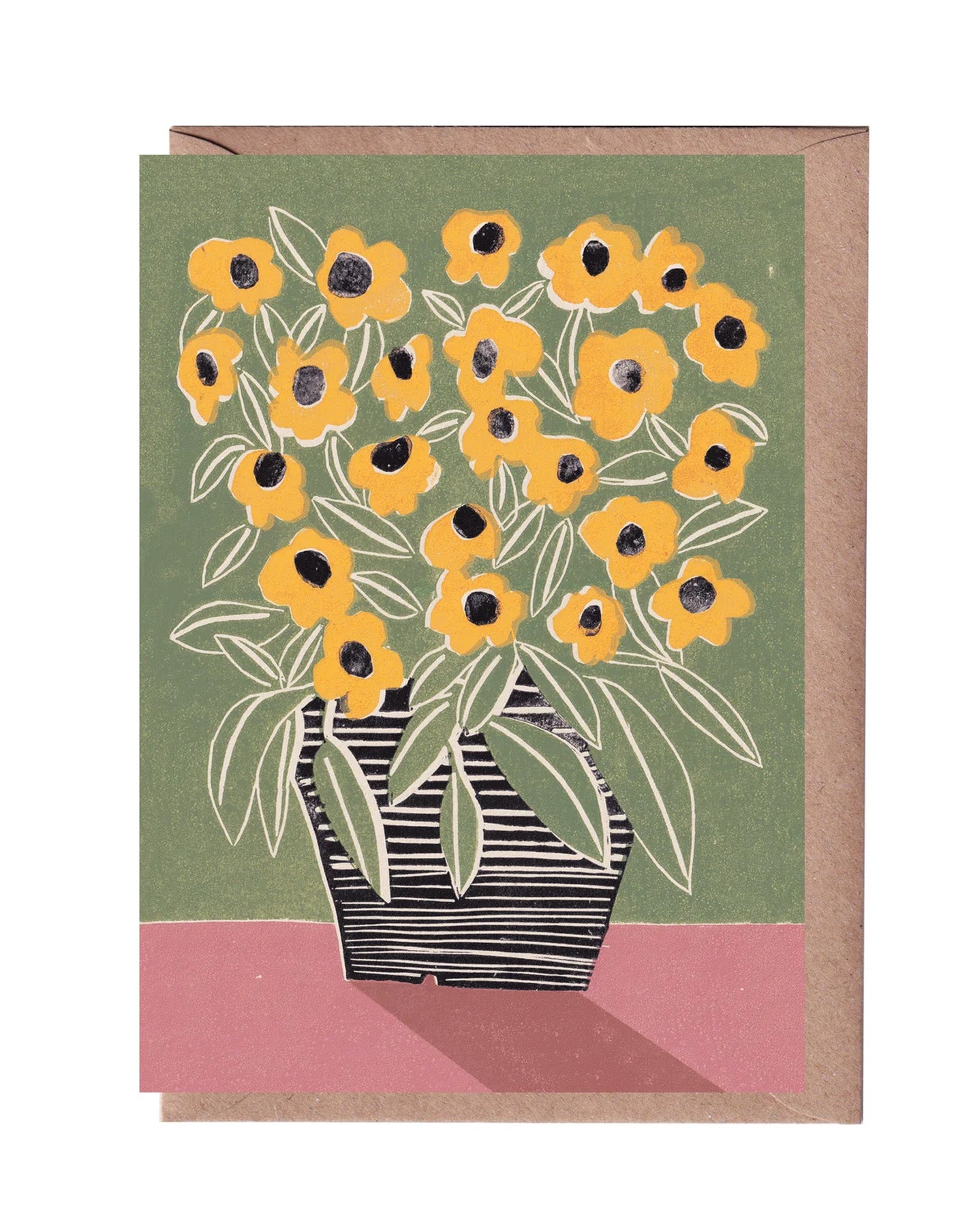 Black Eyed Susan Greeting Card, Luiza Holub