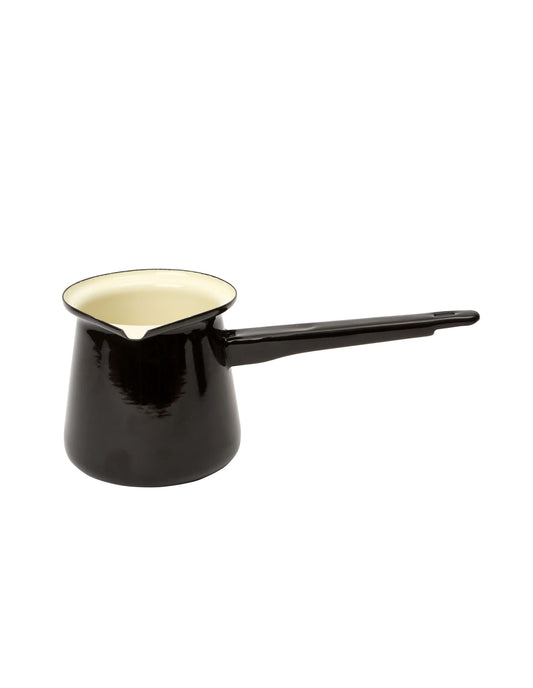 Black Enamel Turkish Coffeepot