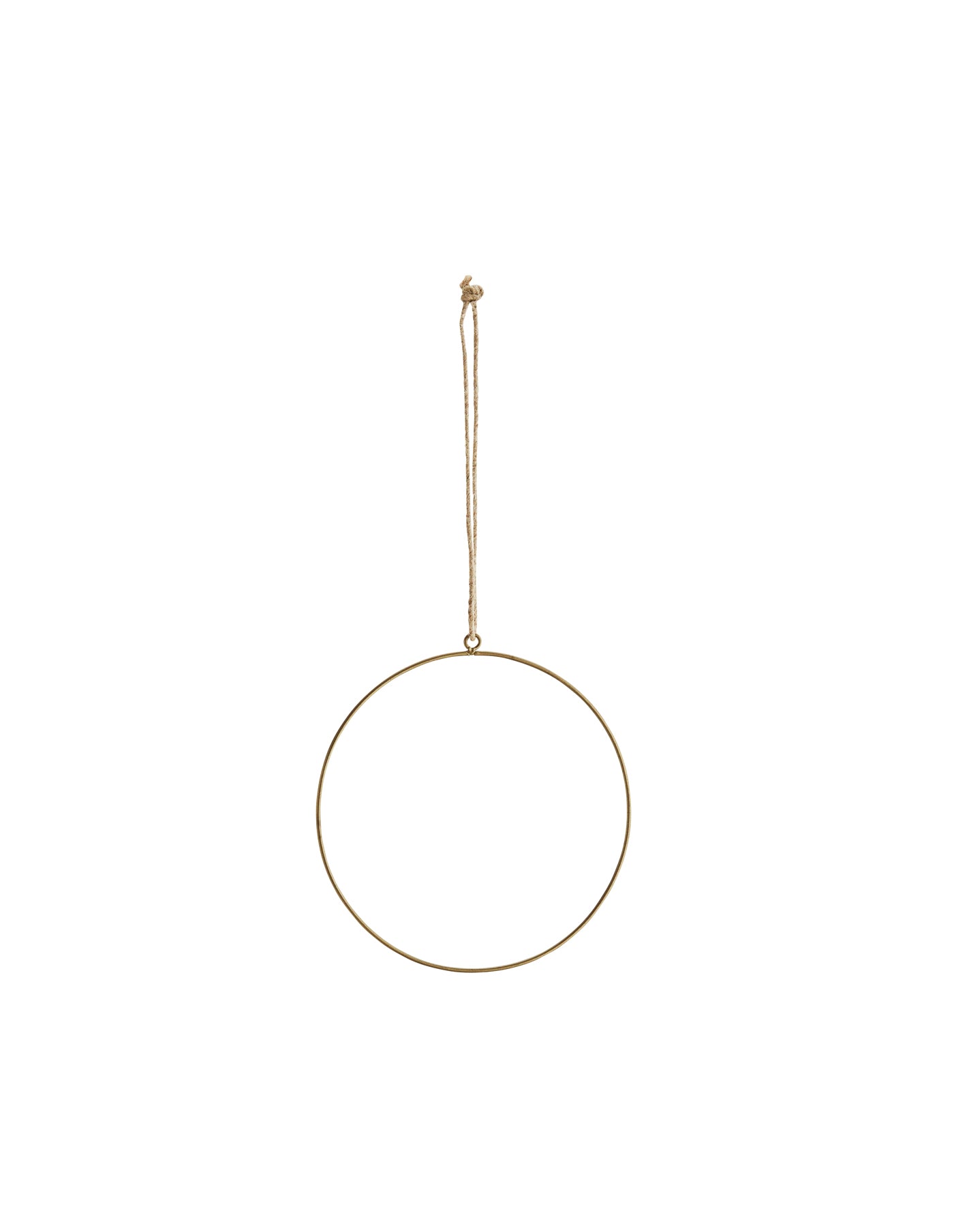 Antique Brass 20 cm Wire Ring, Madam Stoltz