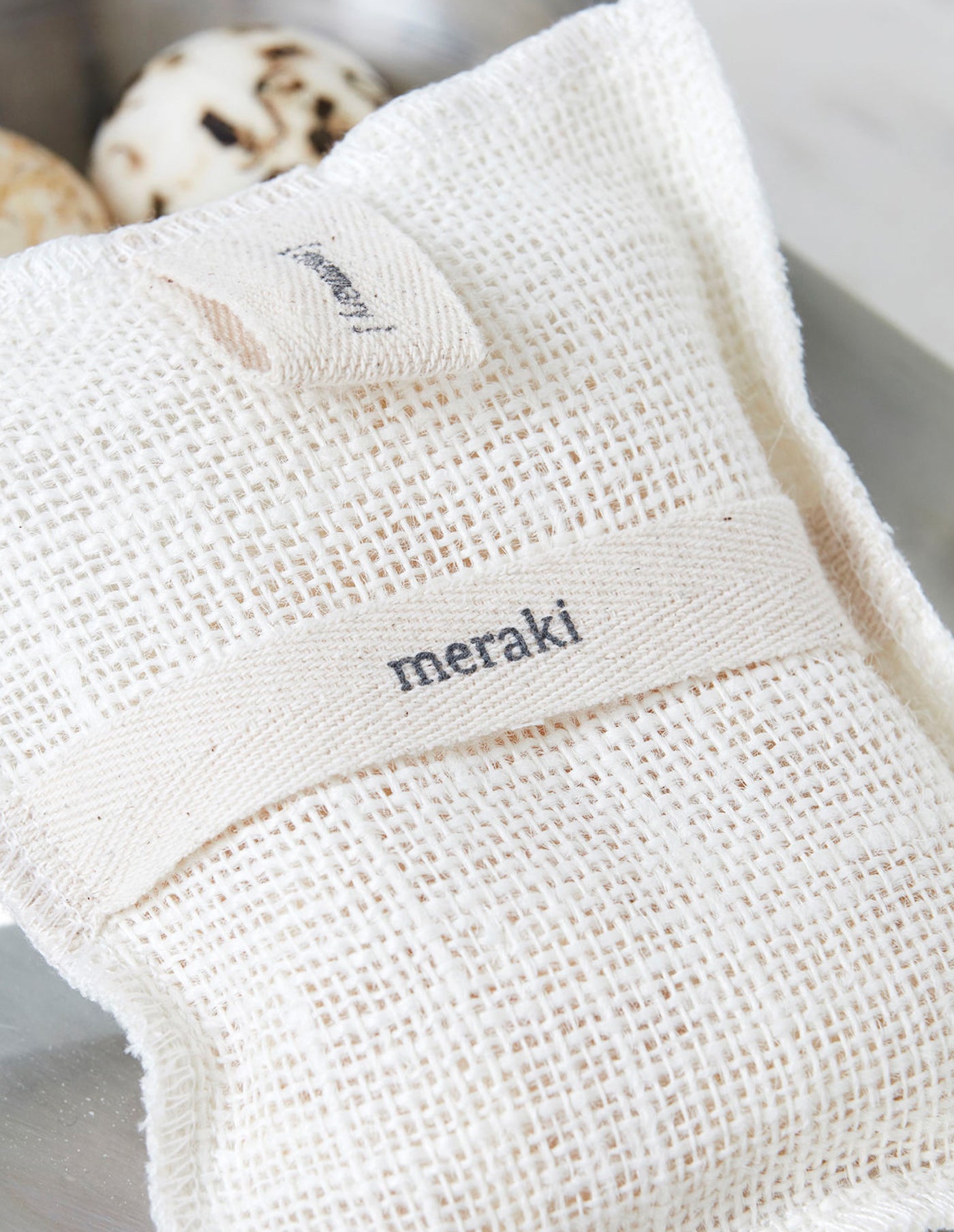Rosemary Exfoliating Bath Mitt, Meraki