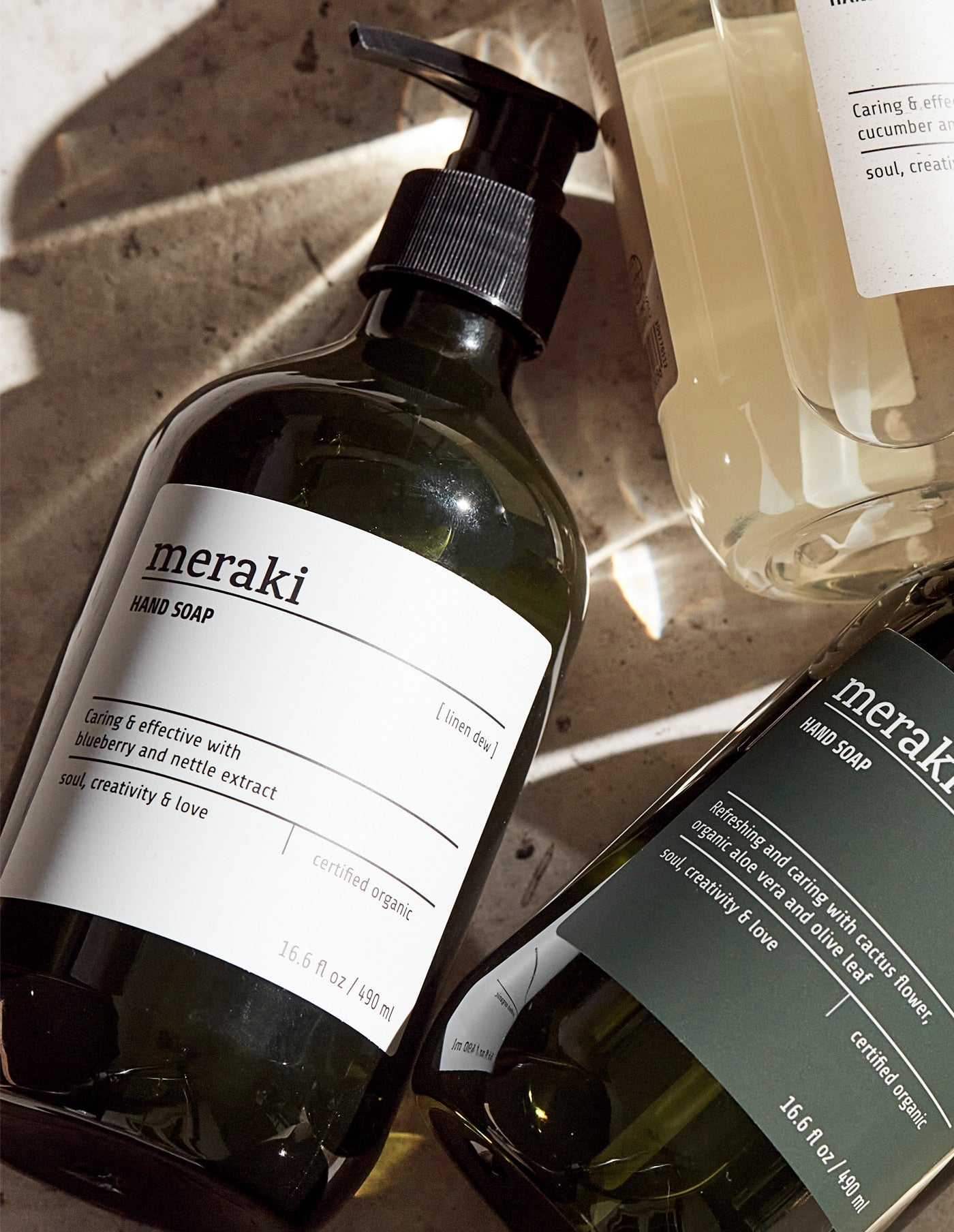 Linen Dew Organic Hand Soap, Meraki