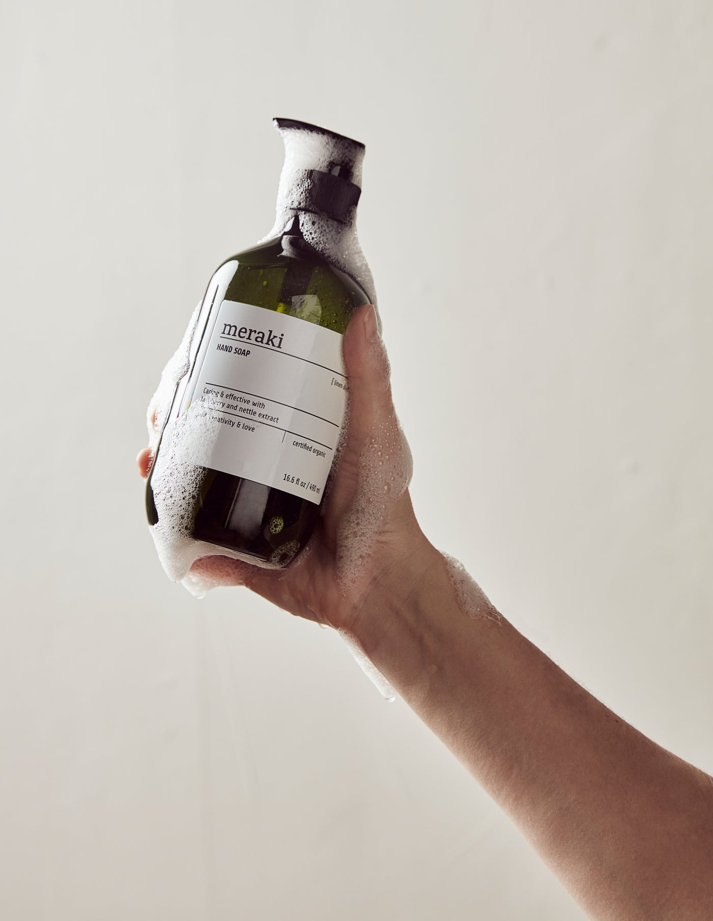 Linen Dew Organic Hand Soap, Meraki