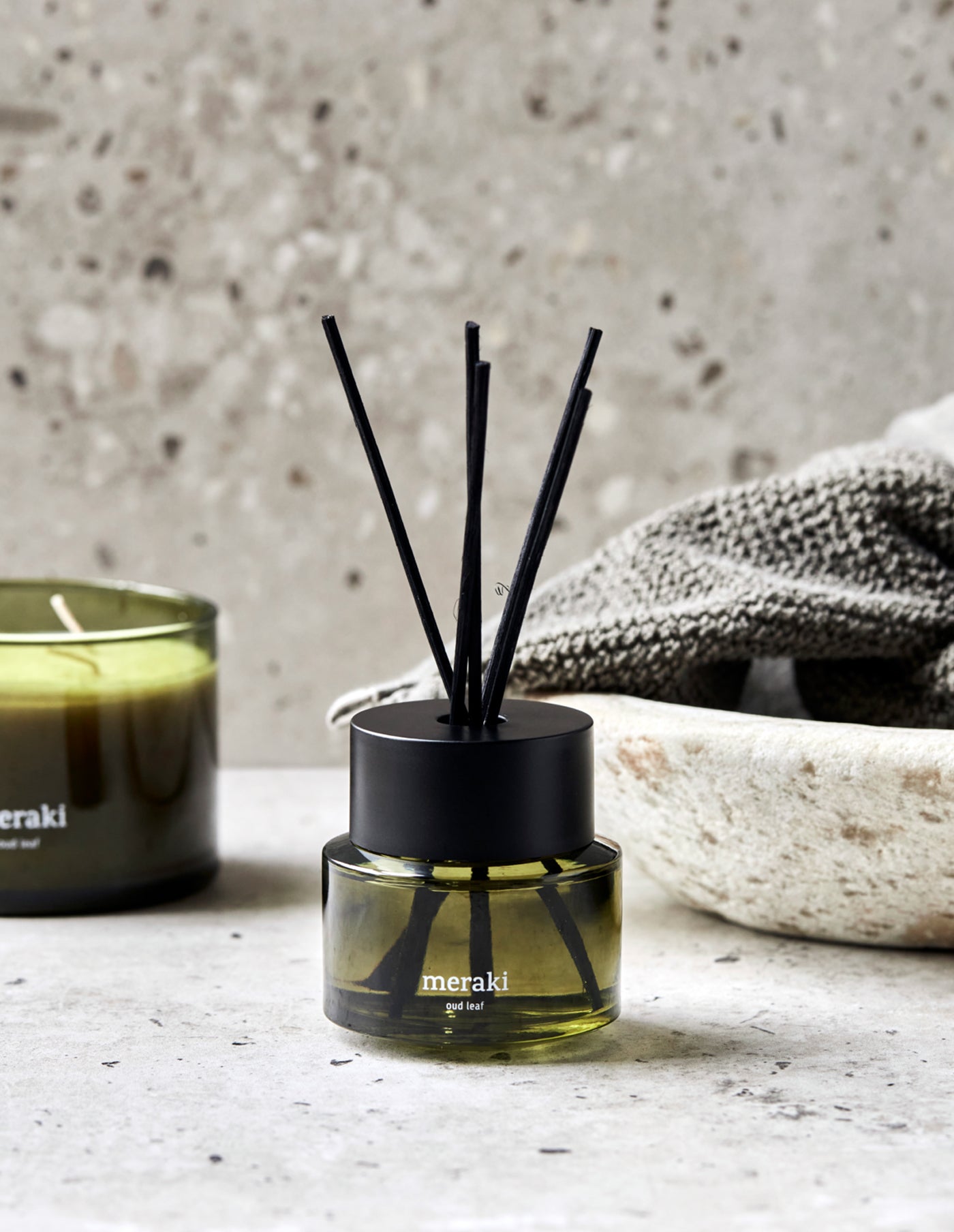 Oud Leaf Natural Diffuser, Meraki