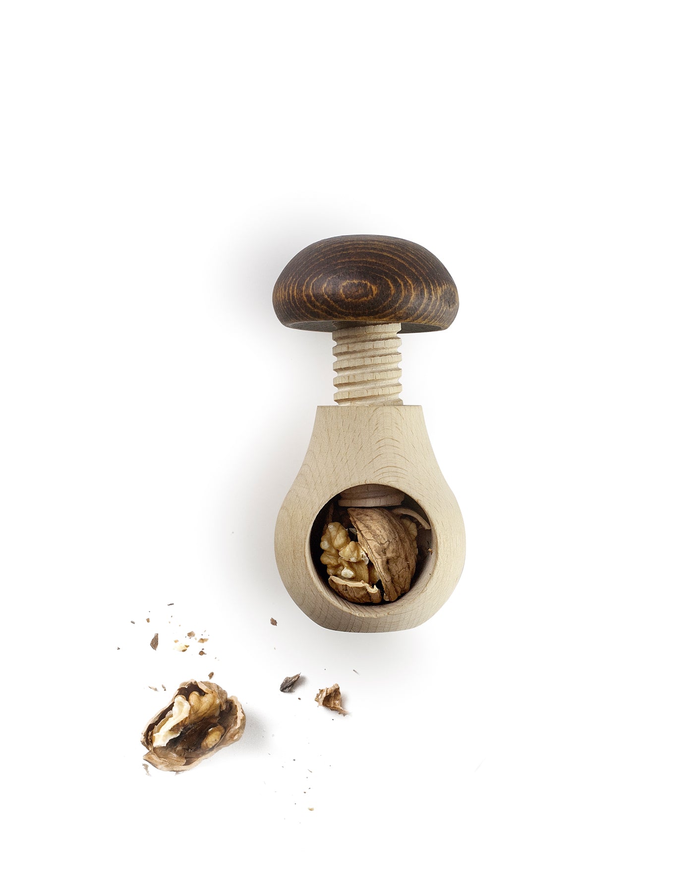 Boletus Beech Wood Nut Cracker