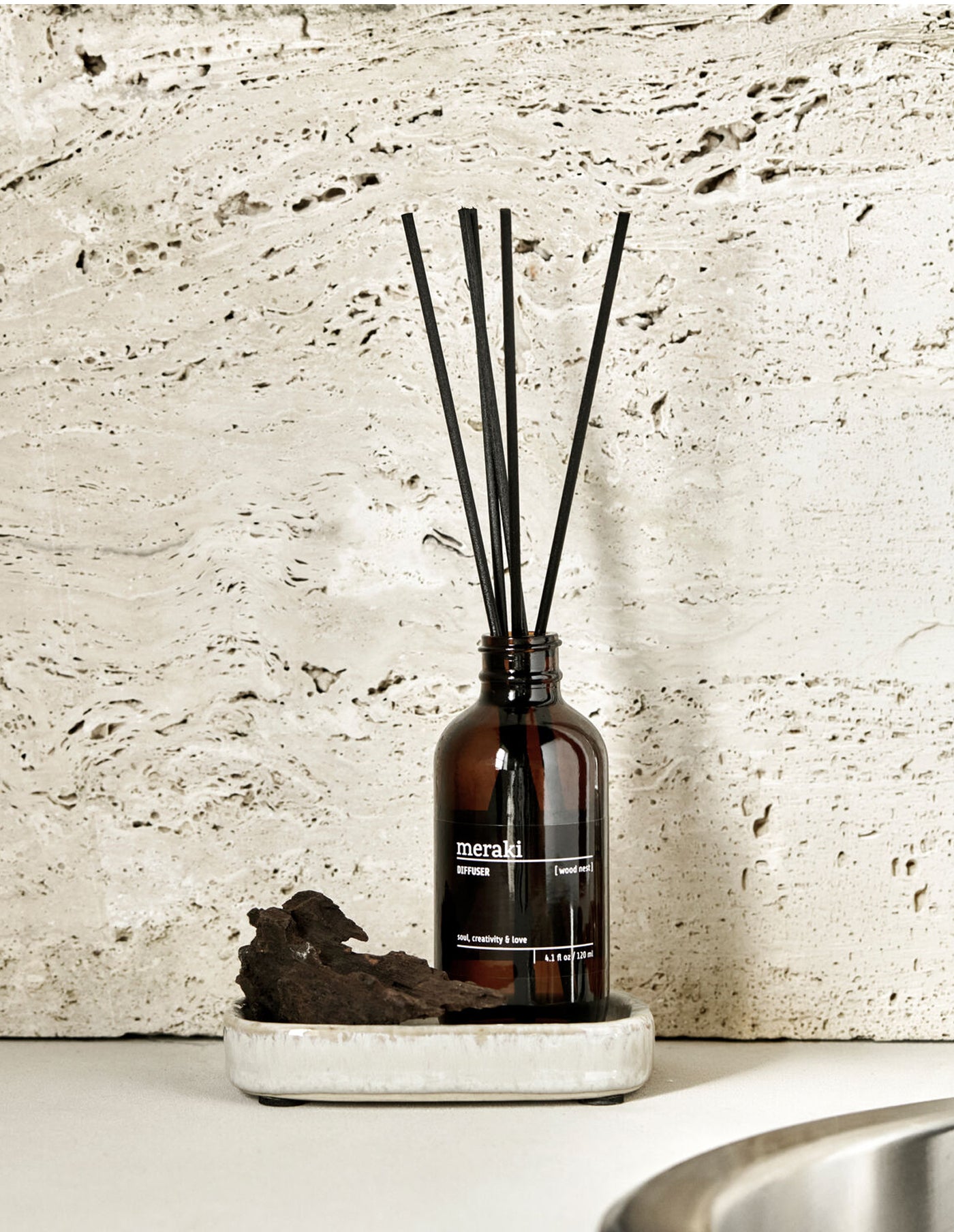 Wood Nest 120 ml Diffuser, Meraki