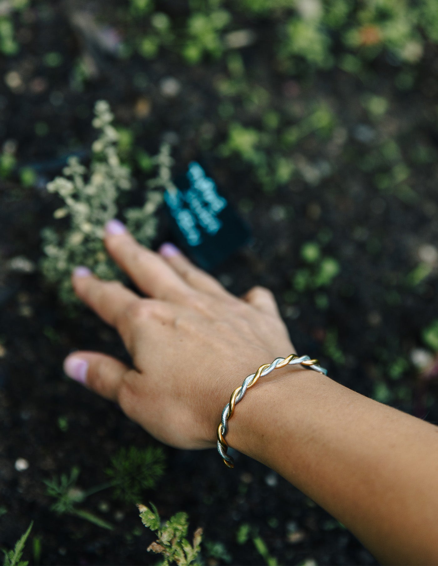 Silver Twist Cuff Bangle, Tarnish-Free Silver Plating