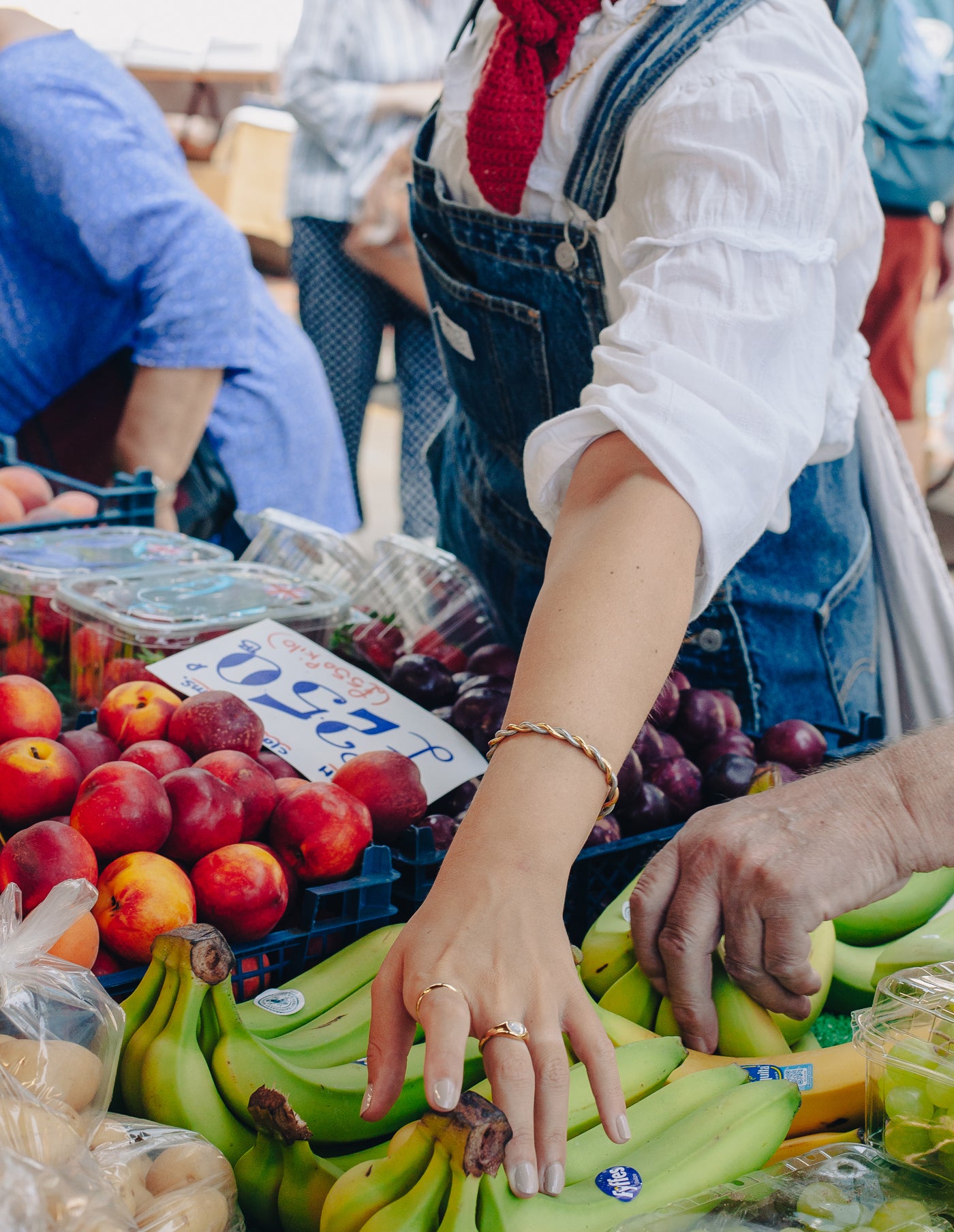 Silver Twist Cuff Bangle, Waterproof