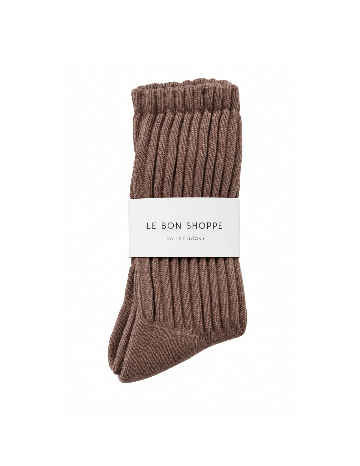 Mocha Mousse Brown Ballet Socks, Le Bon Shoppe