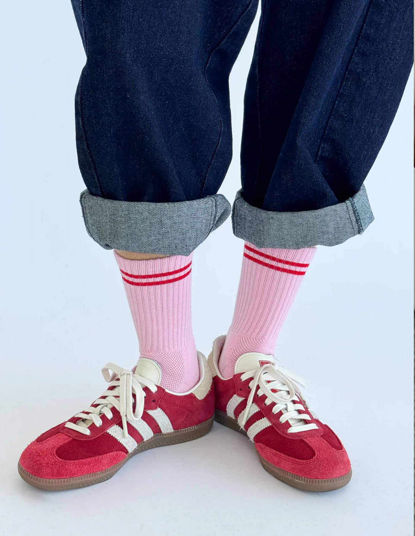 Amour Pink Boyfriend Socks, Le Bon Shoppe