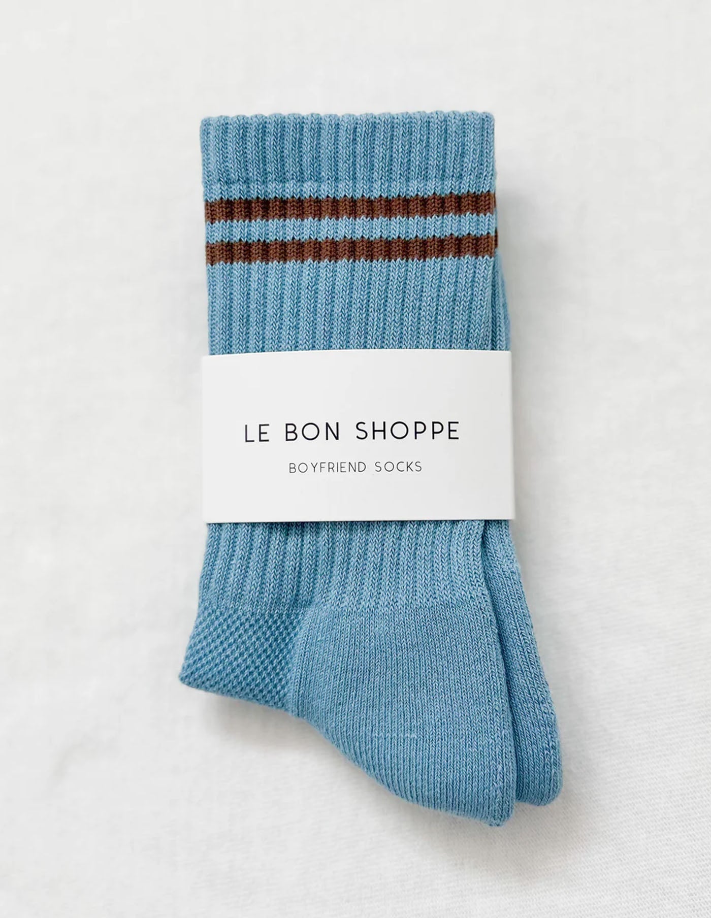 Powder Blue Boyfriend Socks, Le Bon Shoppe