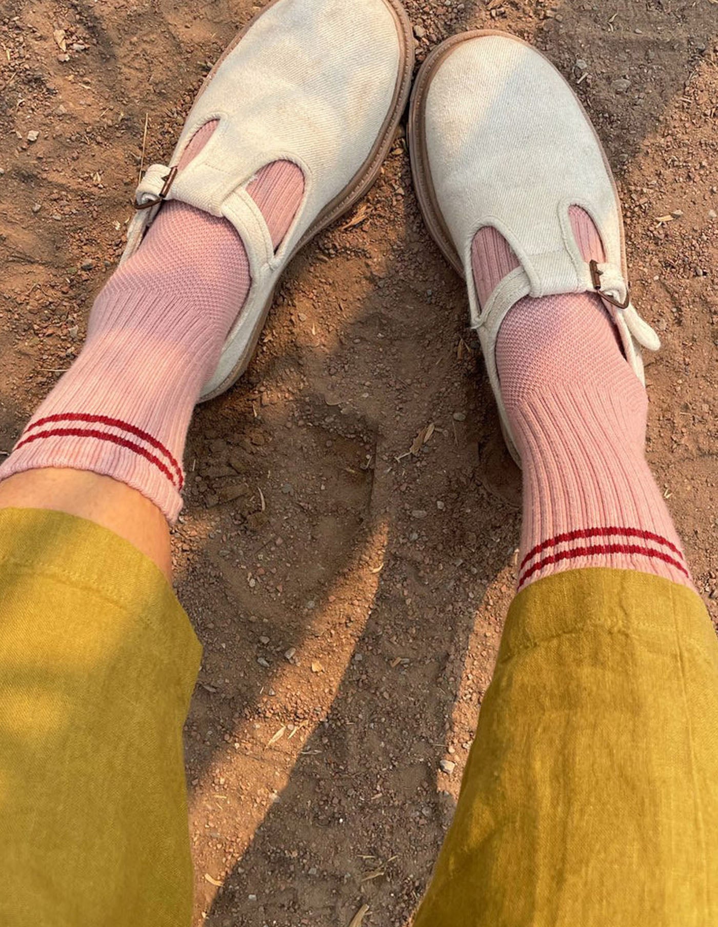 Vintage Pink Boyfriend Socks, Le Bon Shoppe