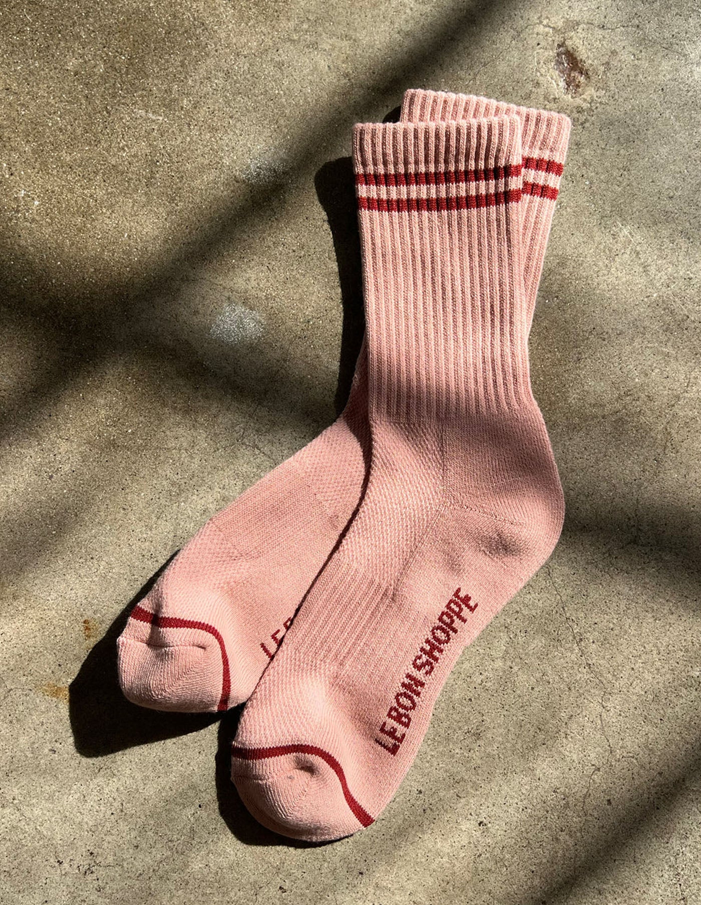 Vintage Pink Boyfriend Socks, Le Bon Shoppe