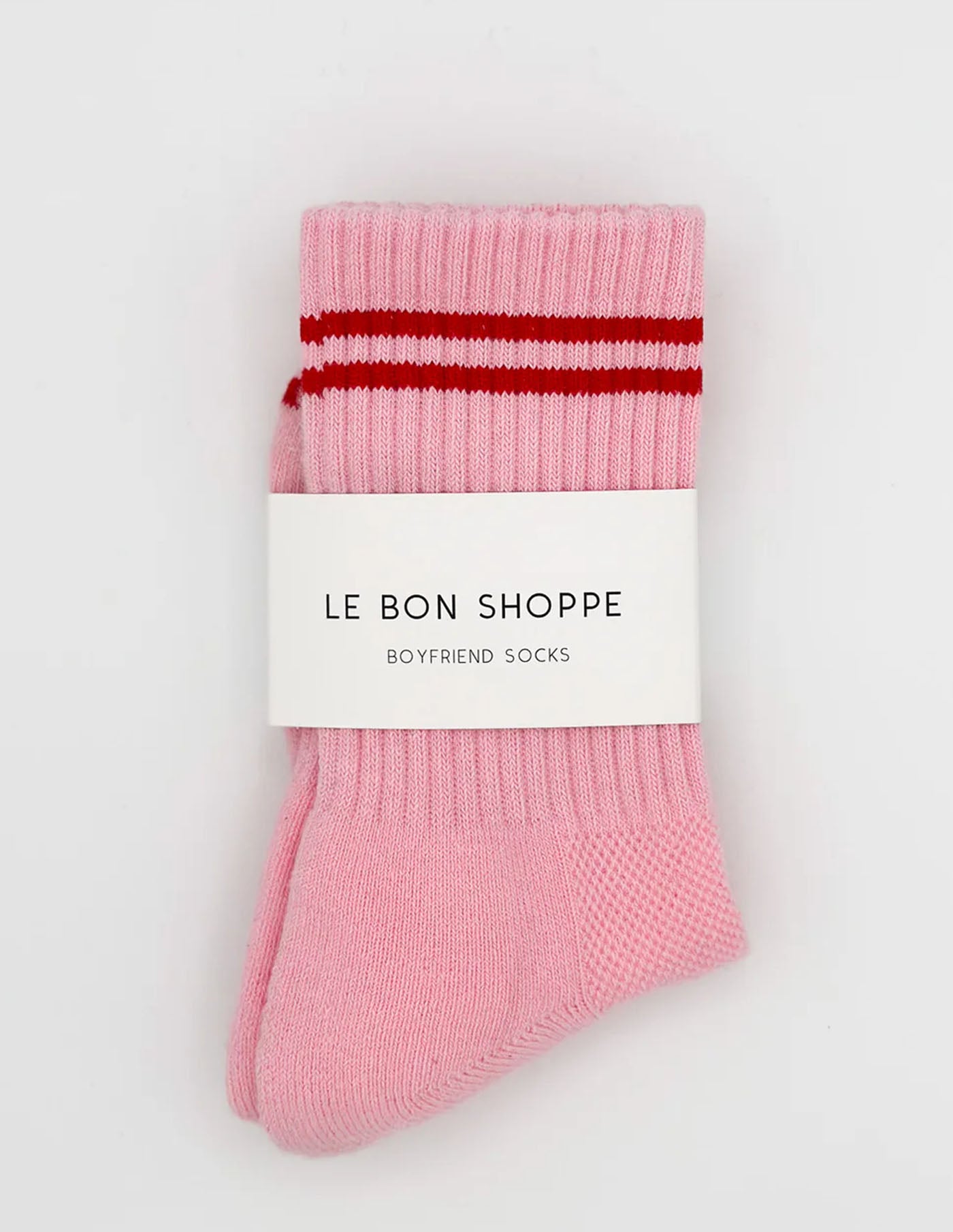 Amour Pink Boyfriend Socks, Le Bon Shoppe