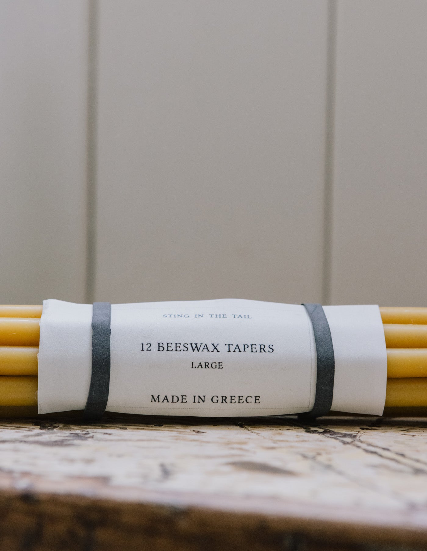 12 Beeswax Candle Set, Sting In The Tail