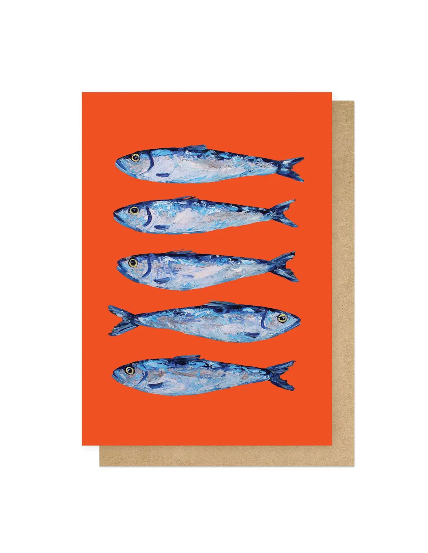 Sardines Greeting Card, East End Prints