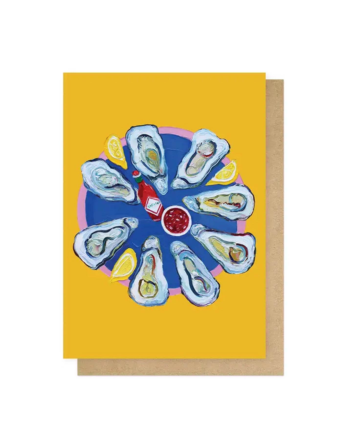 Oysters Greeting Card, East End Prints