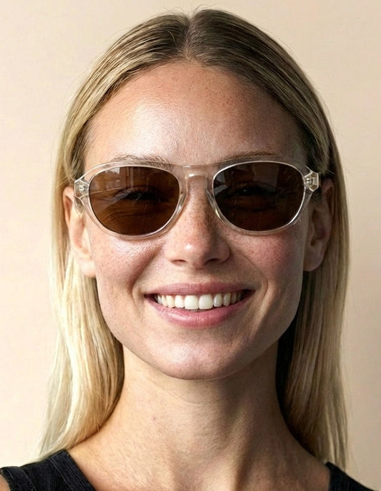 Ciren Champagne Sunglasses, Greenwich Social Club