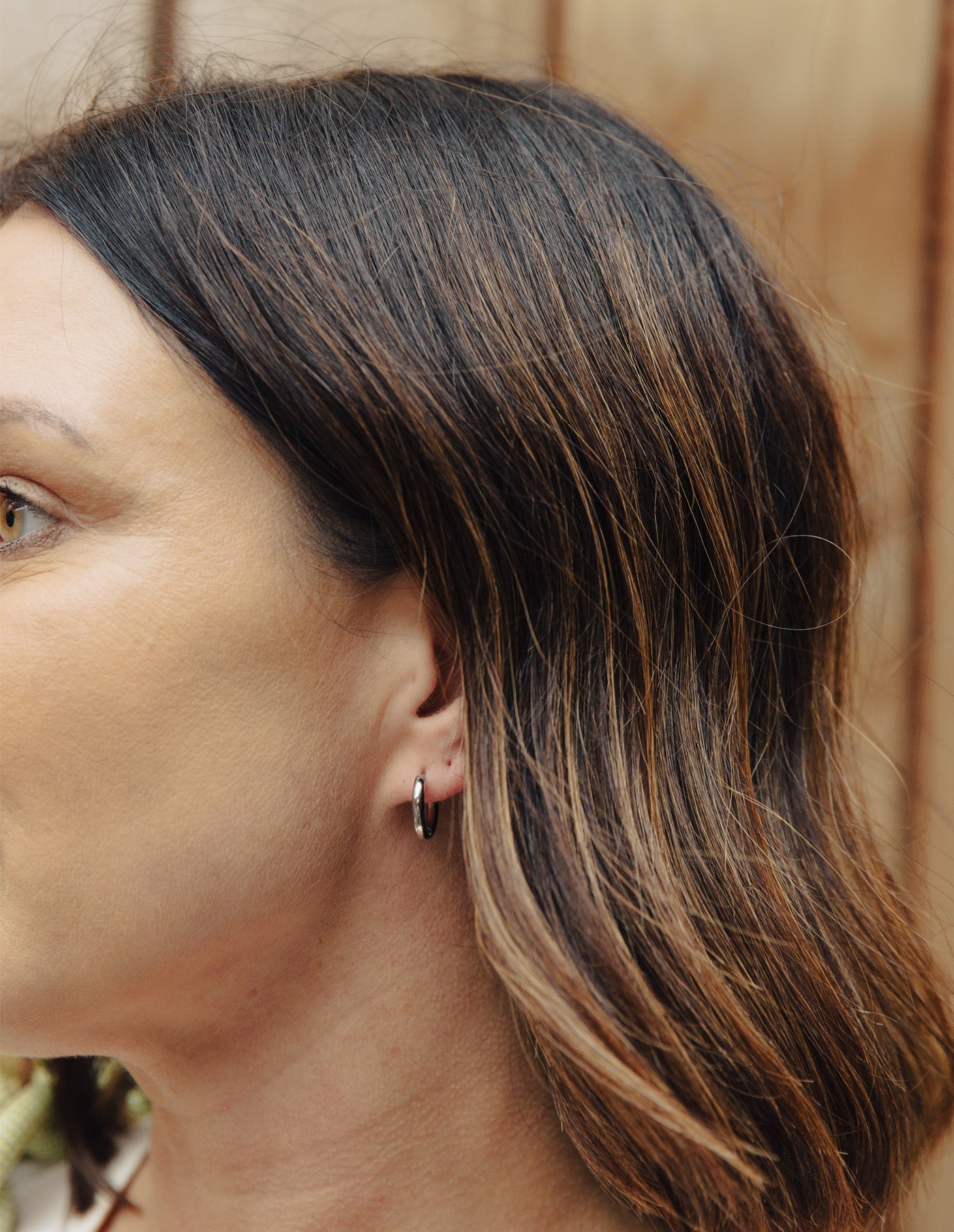 Silver Hoop Earrings 1cm, Tarnish-Free Silver Plating