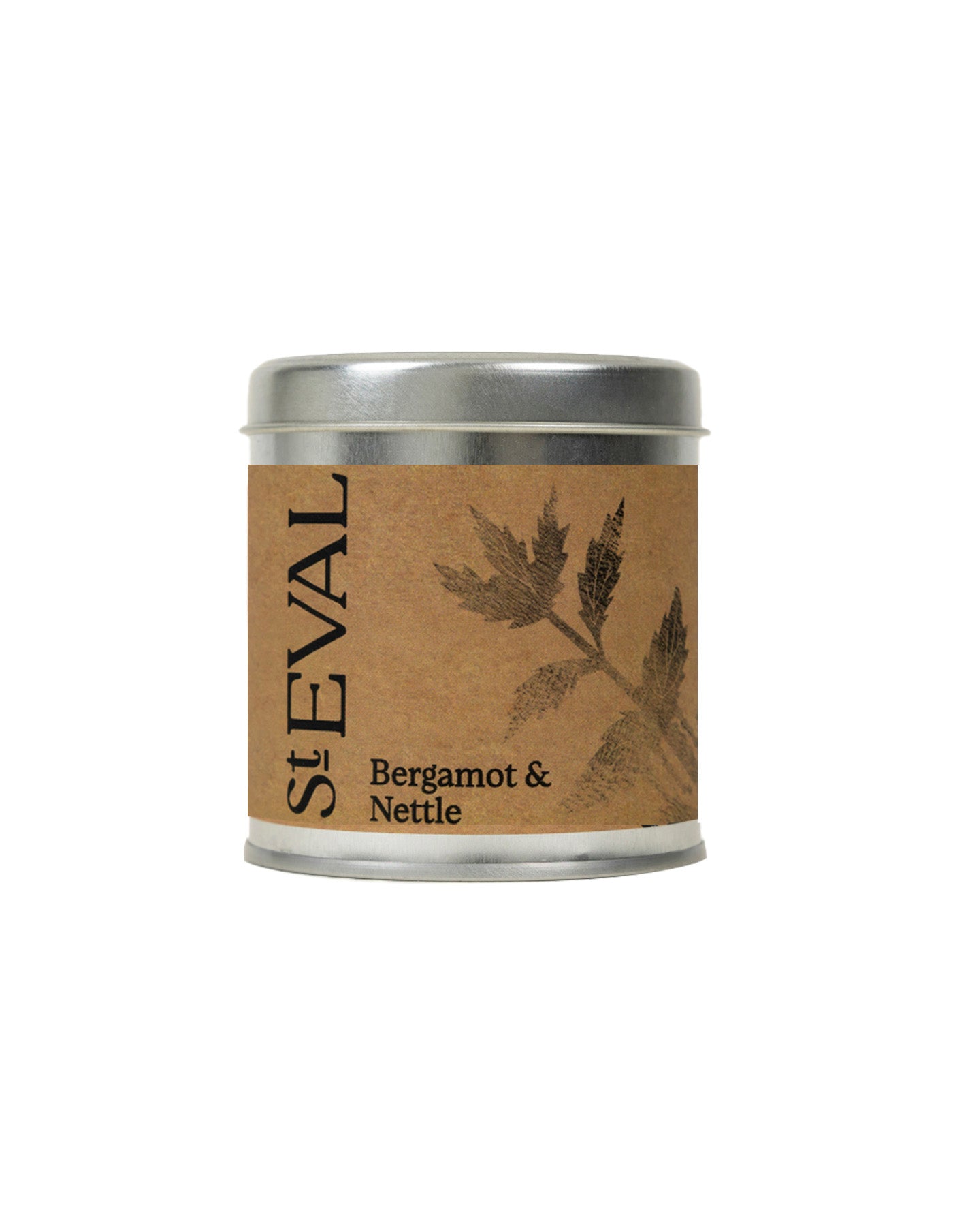 Bergamot and Nettle Scented Tin Candle, St Eval