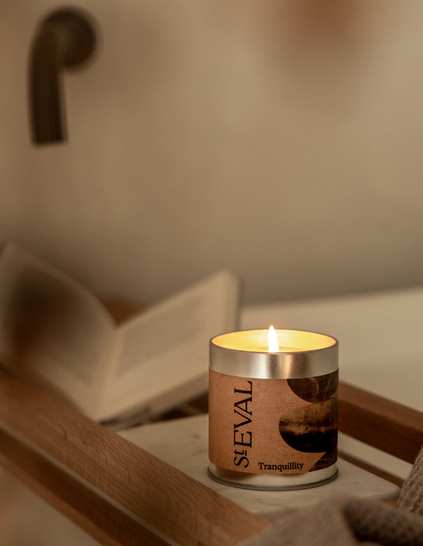 Tranquility Scented Tin Candle, St Eval