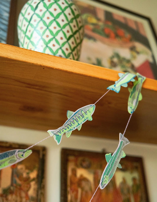 Tasty Anchovies Sewn Garland, East End Press