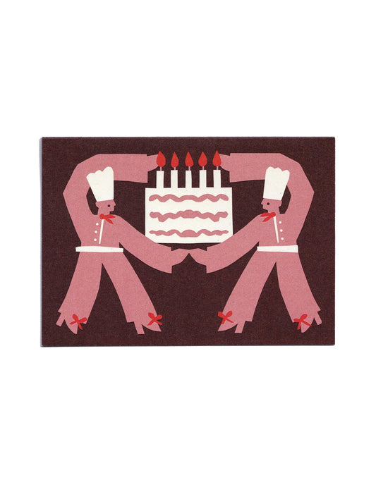 Birthday Chefs Greetings Card, Cait McEniff