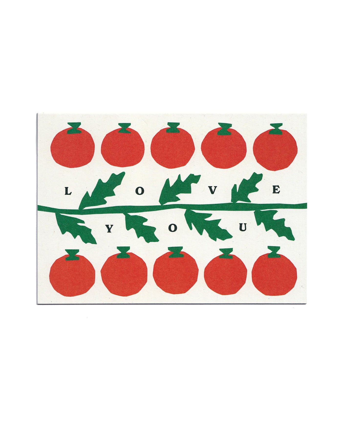 Love You Tomatoes Greetings Card, Cait McEniff