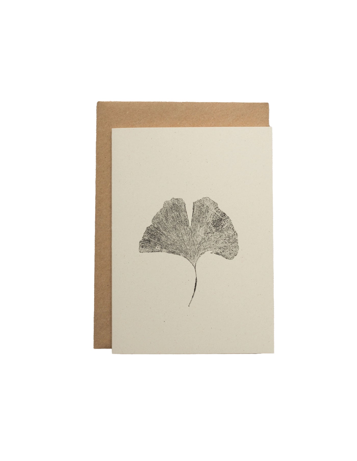 Ginkgo Leaf Greeting Card, Alicia Breakspear
