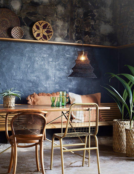 Set of 6 Mid Recycled Moroccan Beldi Glass, Green