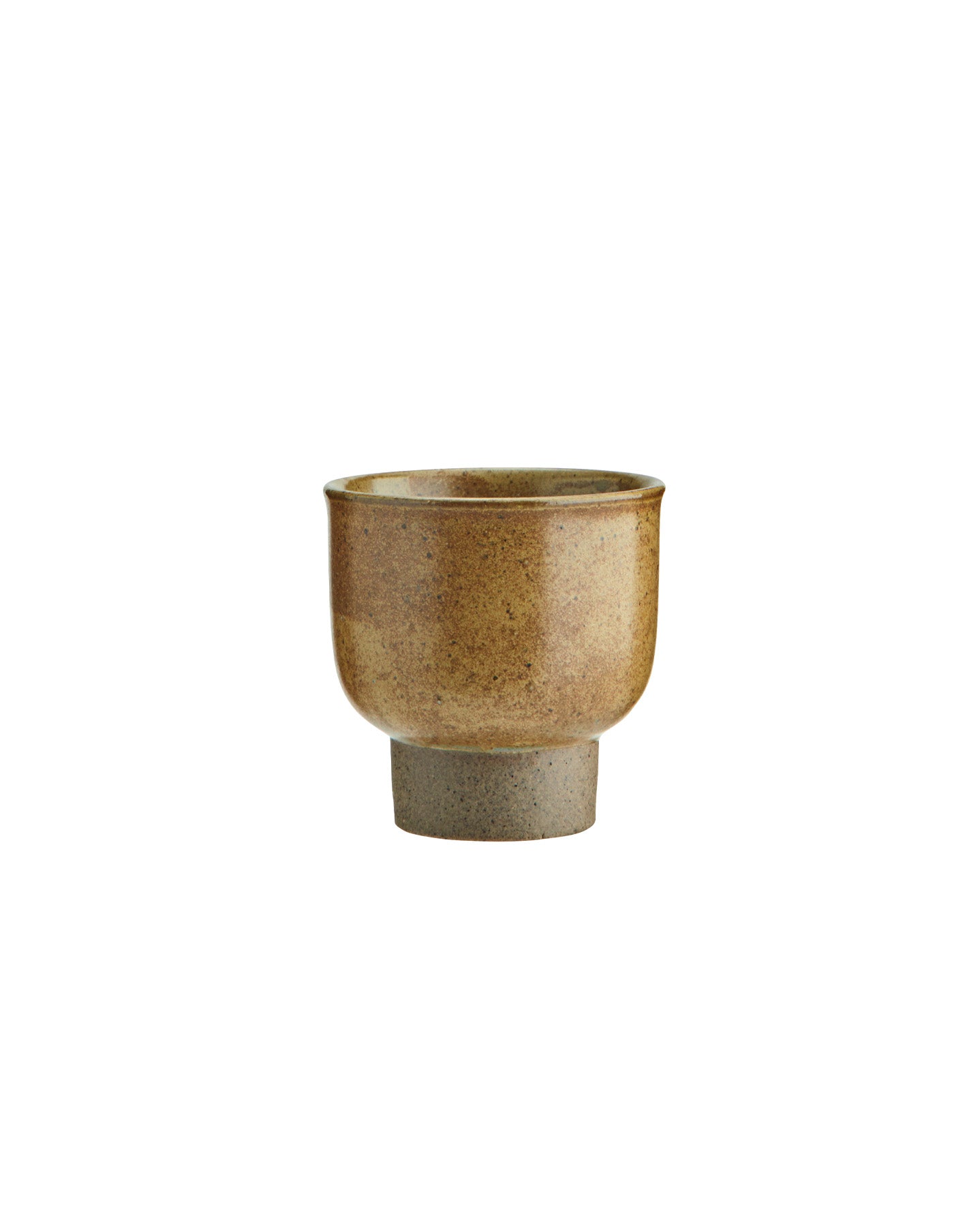 Brown Glazed Stoneware Cup, Madam Stoltz