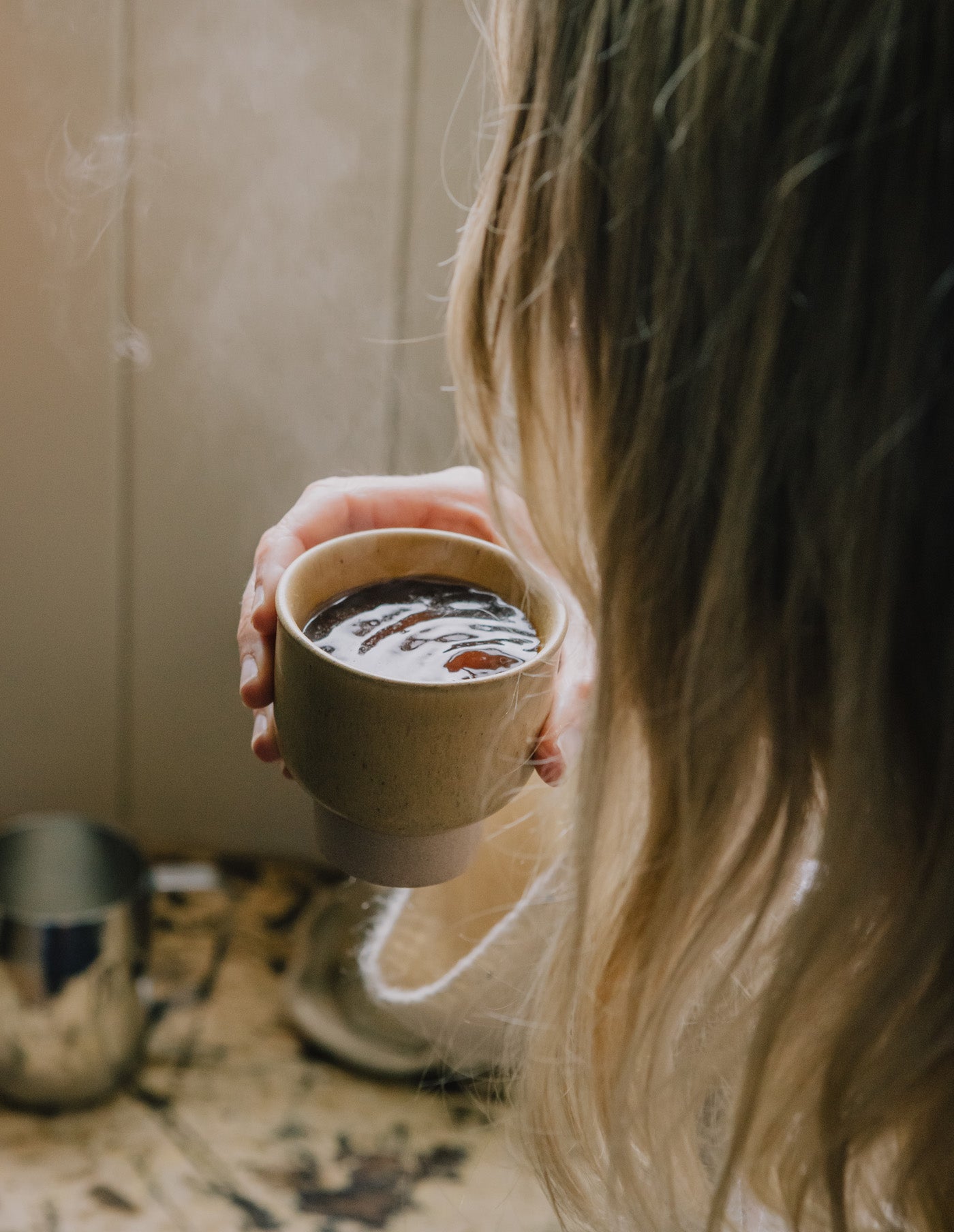 Brown Glazed Stoneware Cup, Madam Stoltz