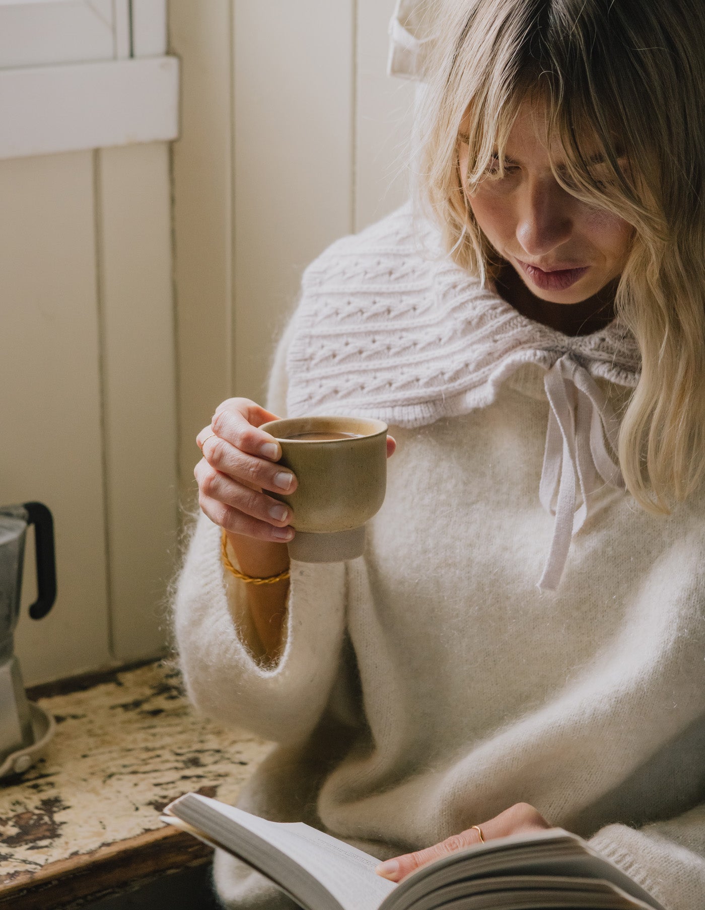 Brown Glazed Stoneware Cup, Madam Stoltz