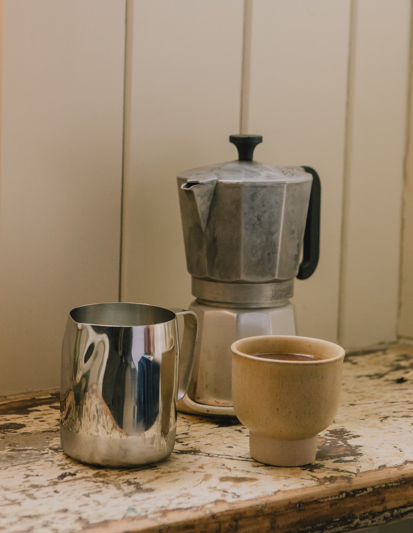 Brown Glazed Stoneware Cup, Madam Stoltz