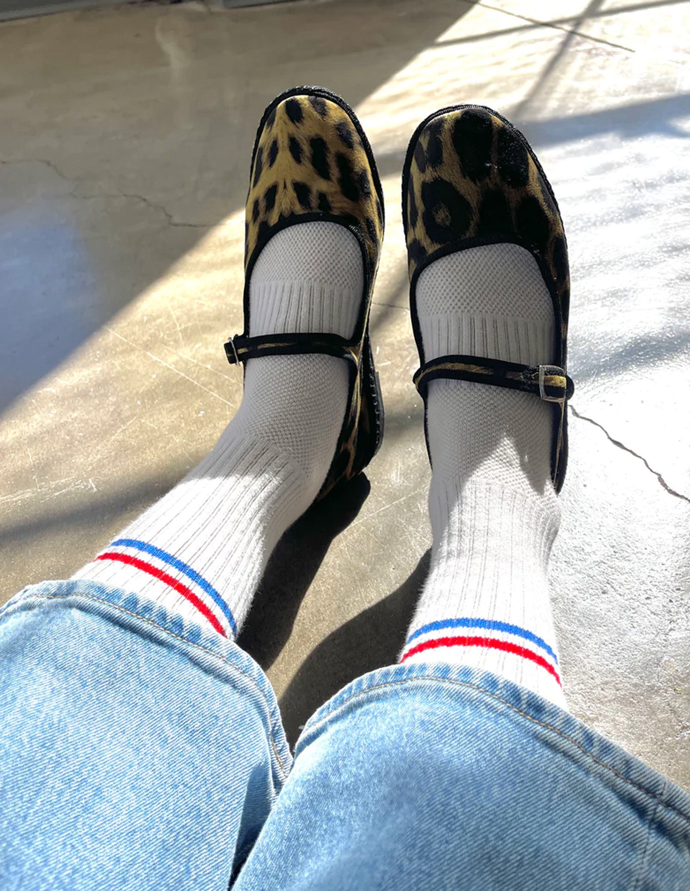 Milk White Boyfriend Socks, Le Bon Shoppe