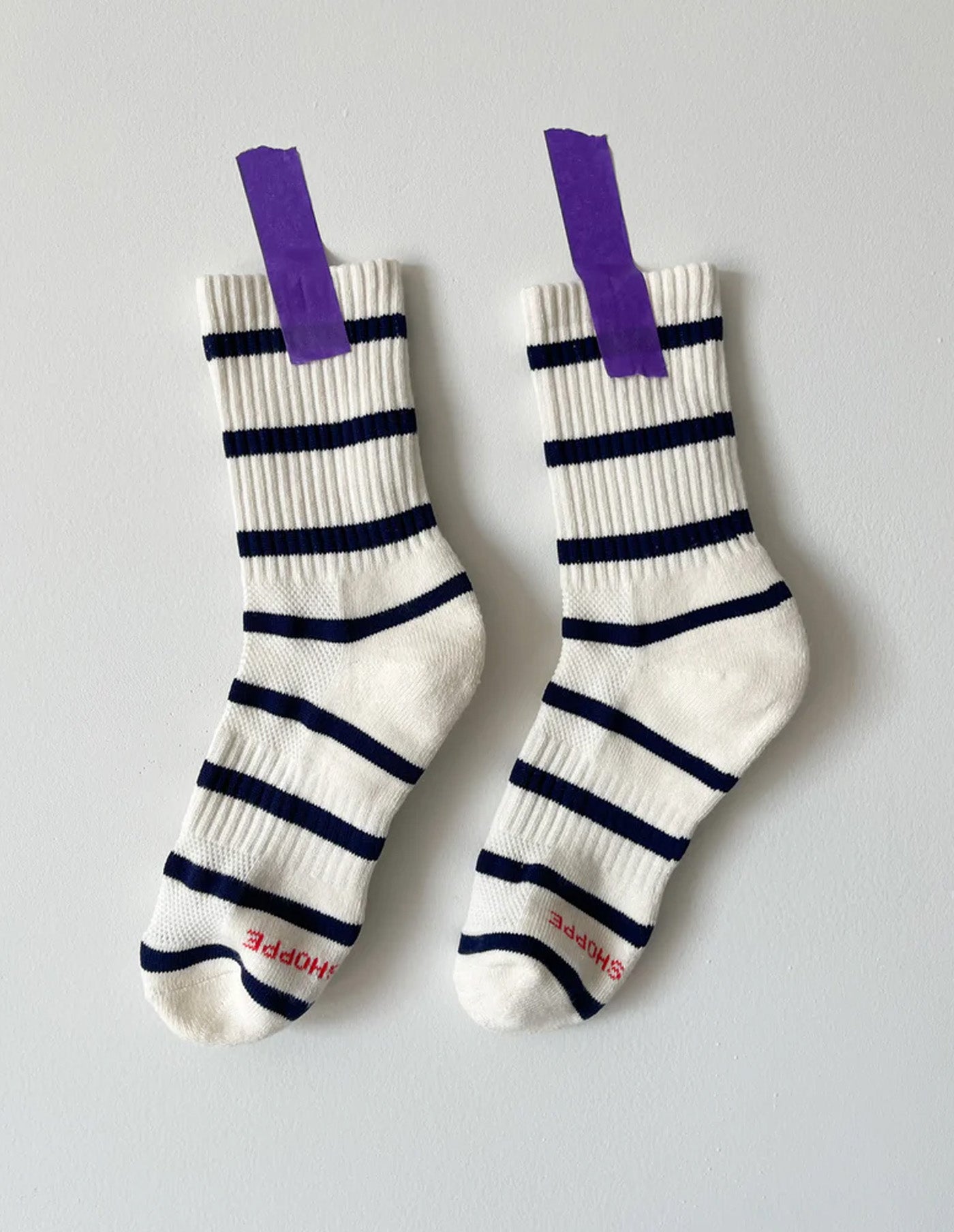 Sailor Stripe Boyfriend Socks, Le Bon Shoppe