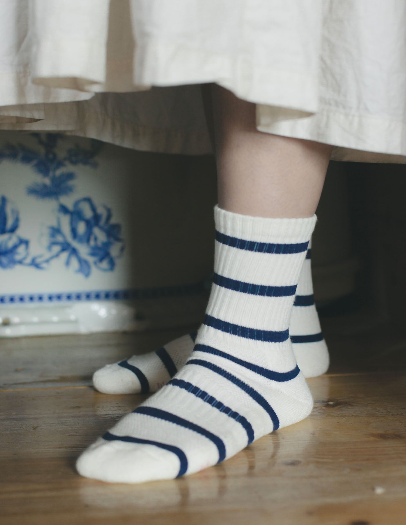 Sailor Stripe Boyfriend Socks, Le Bon Shoppe