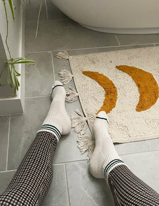 Egret Cotton Girlfriend Socks, Le Bon Shoppe