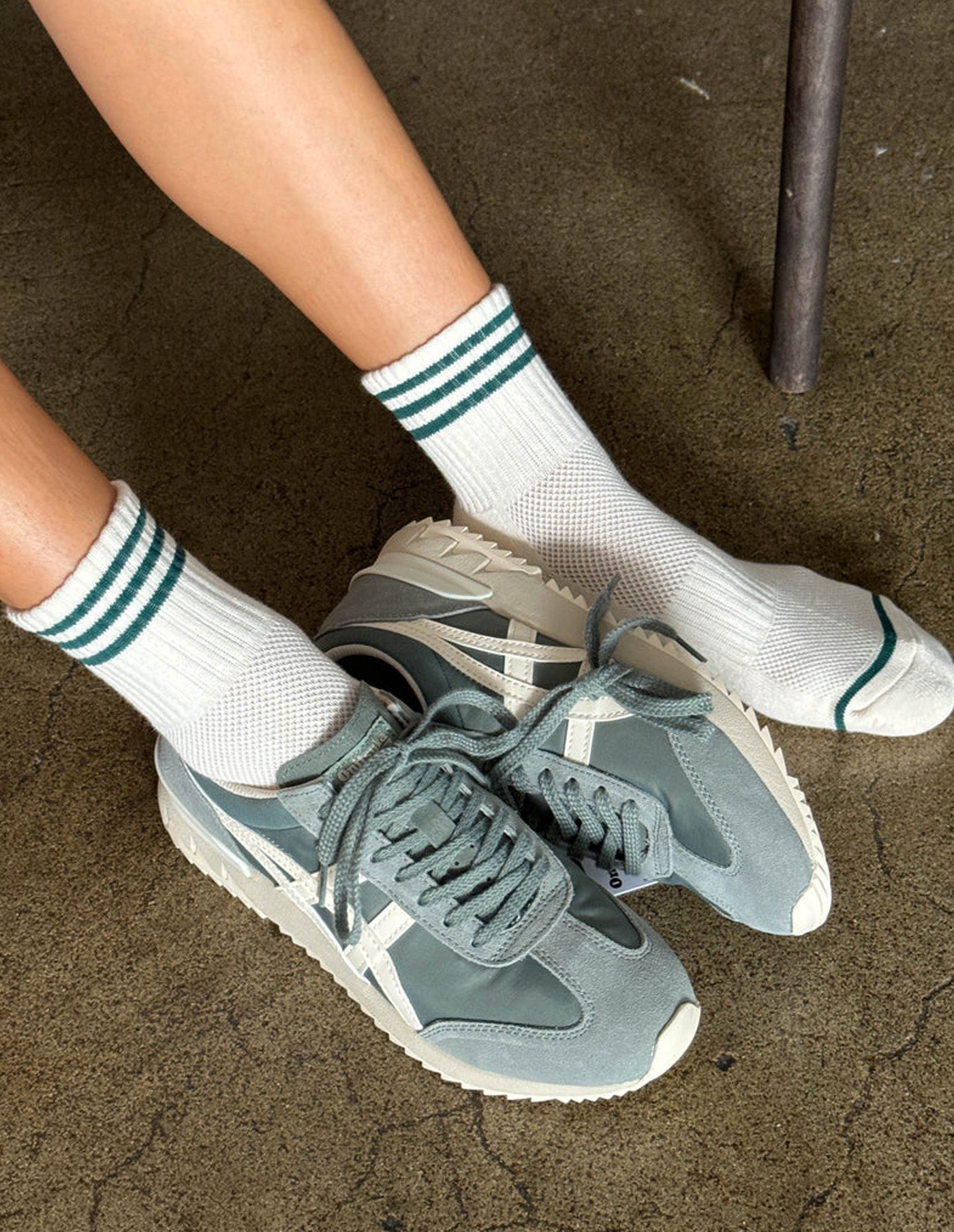 Egret Cotton Girlfriend Socks, Le Bon Shoppe