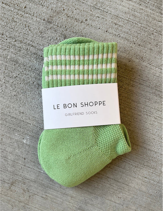 Green Leaf Girlfriend Socks, Le Bon Shoppe