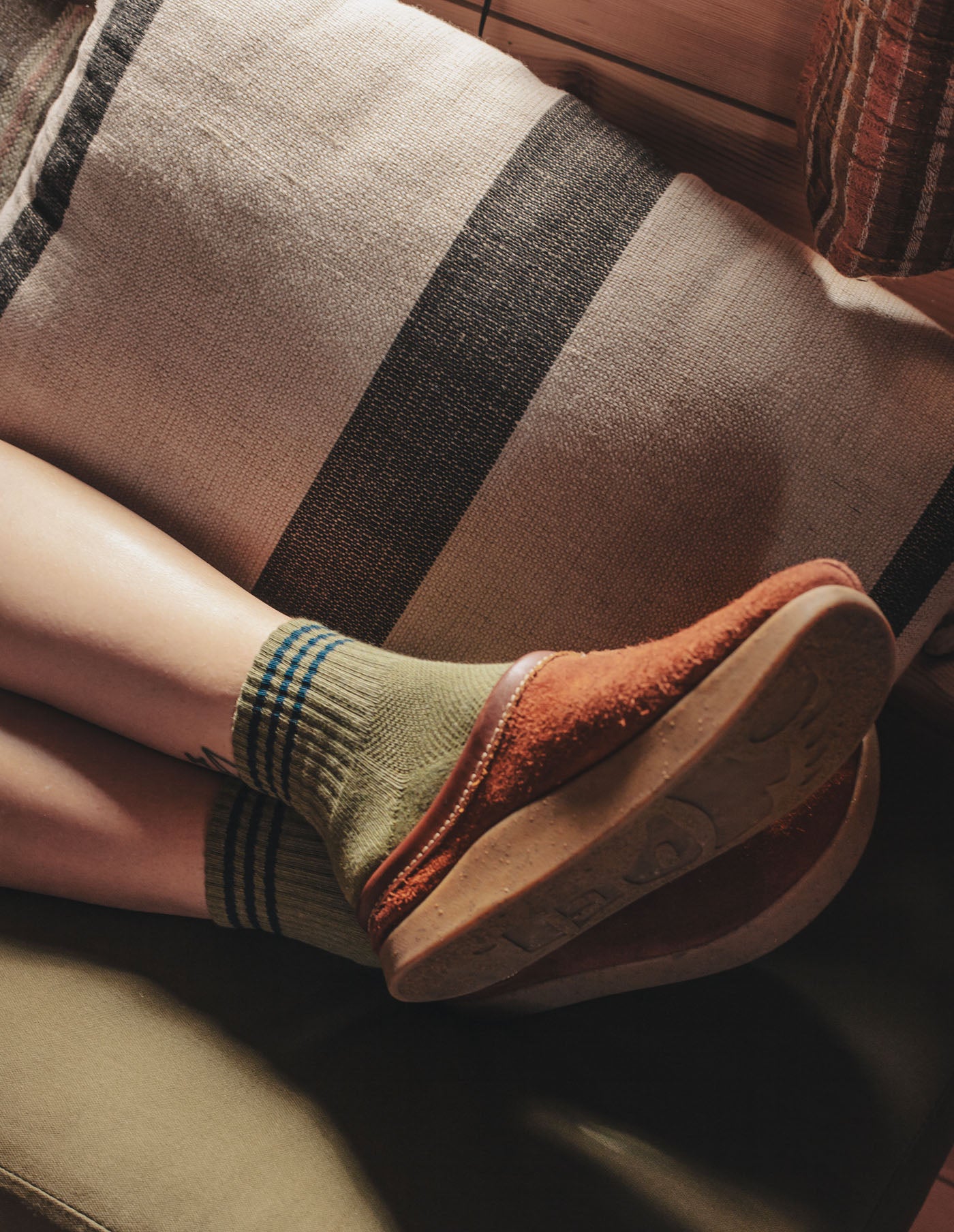 Sage Green Girlfriend Socks, Le Bon Shoppe