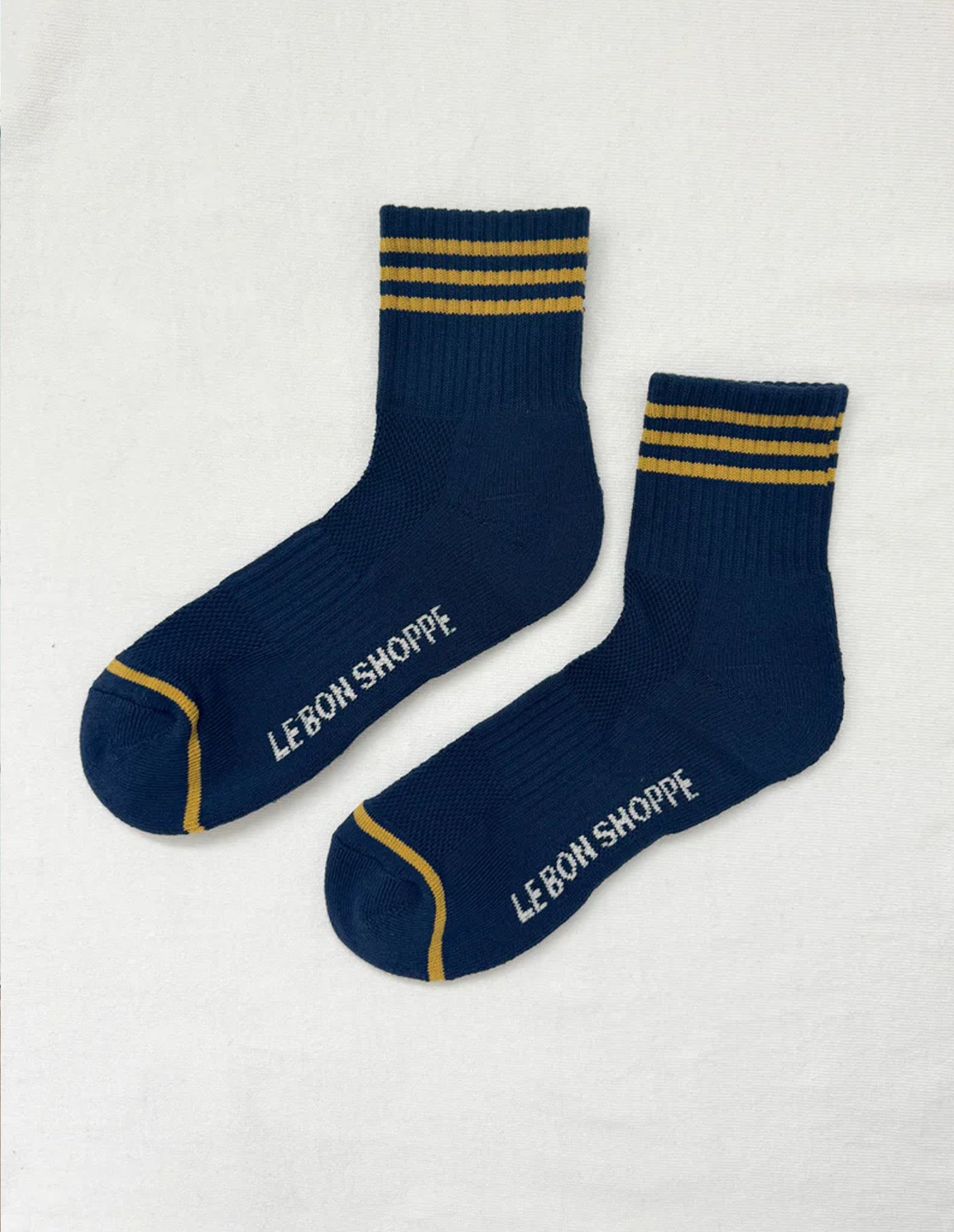 Navy Blue Girlfriend Socks, Le Bon Shoppe