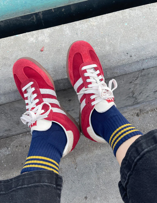 Navy Blue Girlfriend Socks, Le Bon Shoppe