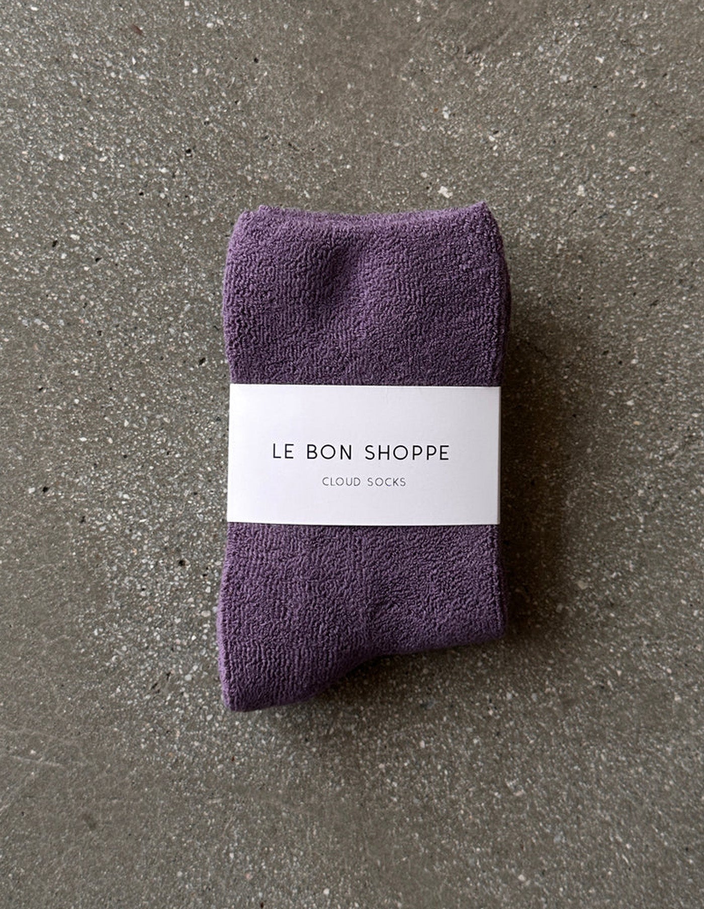 Plum Cloud Socks, Le Bon Shoppe