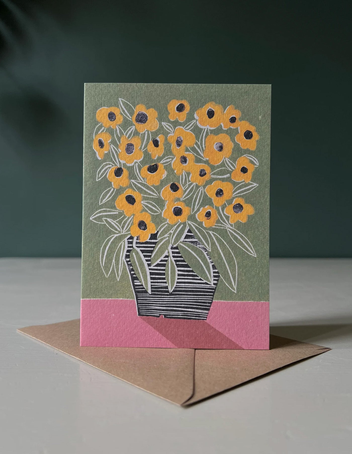 Black Eyed Susan Greeting Card, Luiza Holub