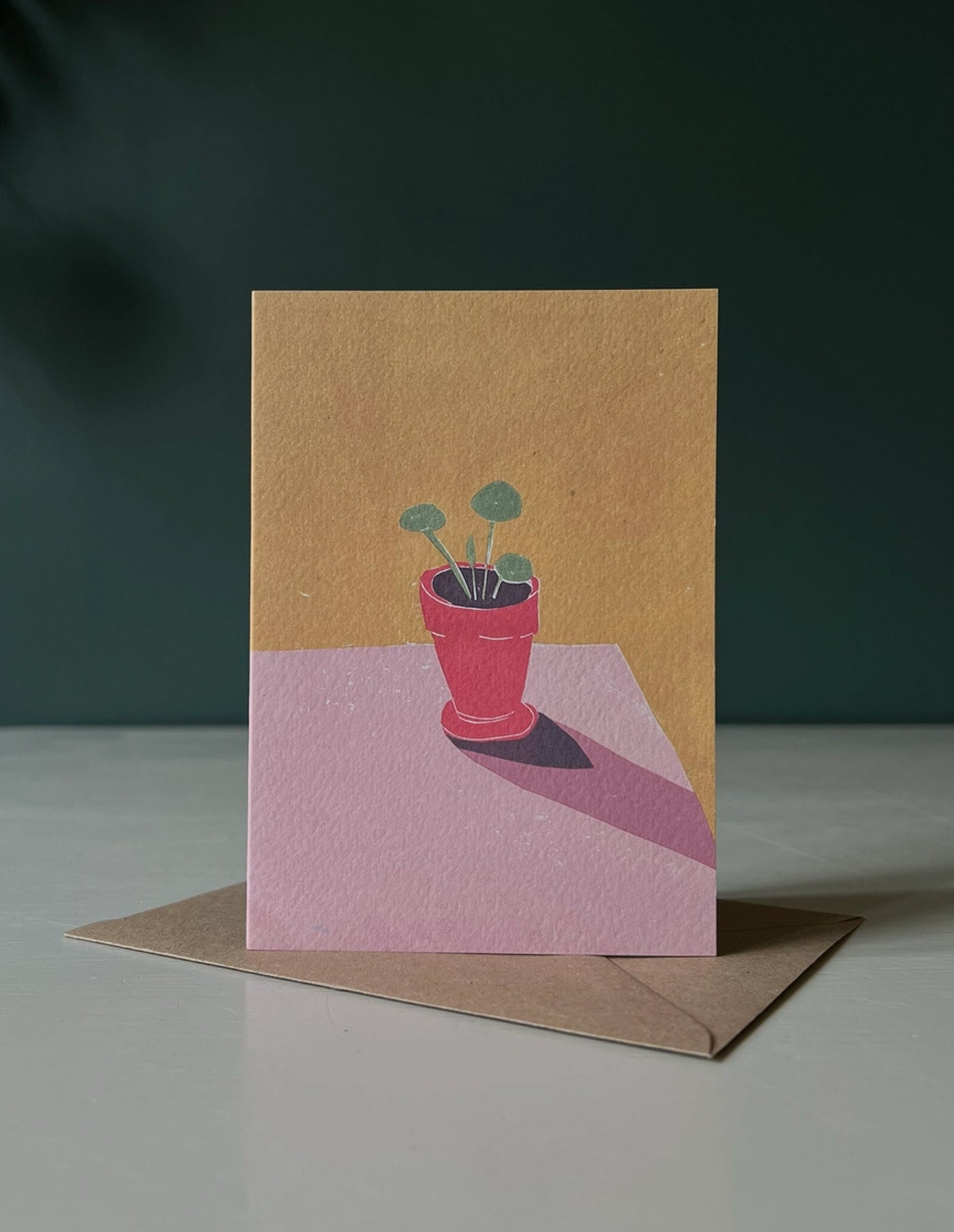 Baby Pilea Greeting Card, Luiza Holub