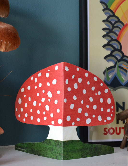 Red Mushroom Greeting Card, Mortlake Papers