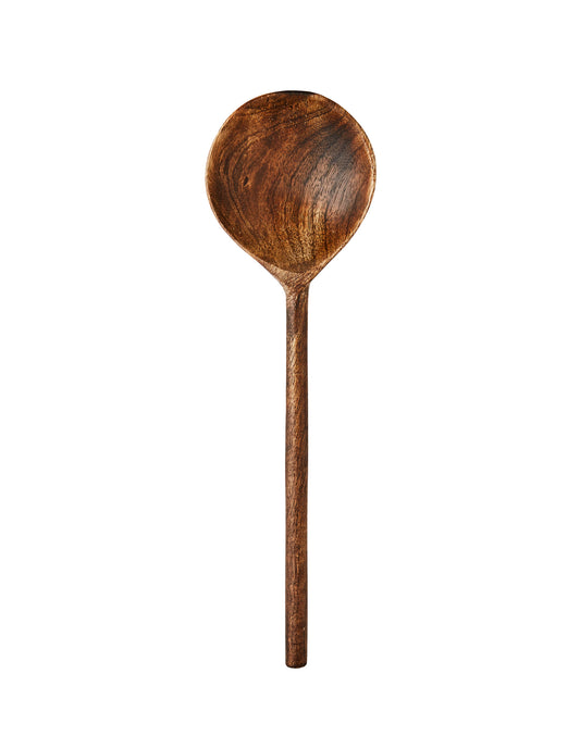 Hand Carved Wooden Serving Spoon, Madam Stoltz