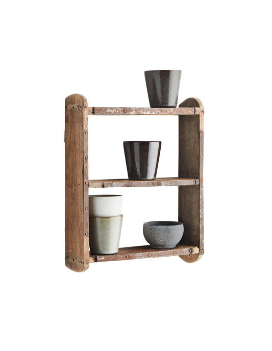 Upcycled Wood Brick Mould Shelf, Madam Stoltz