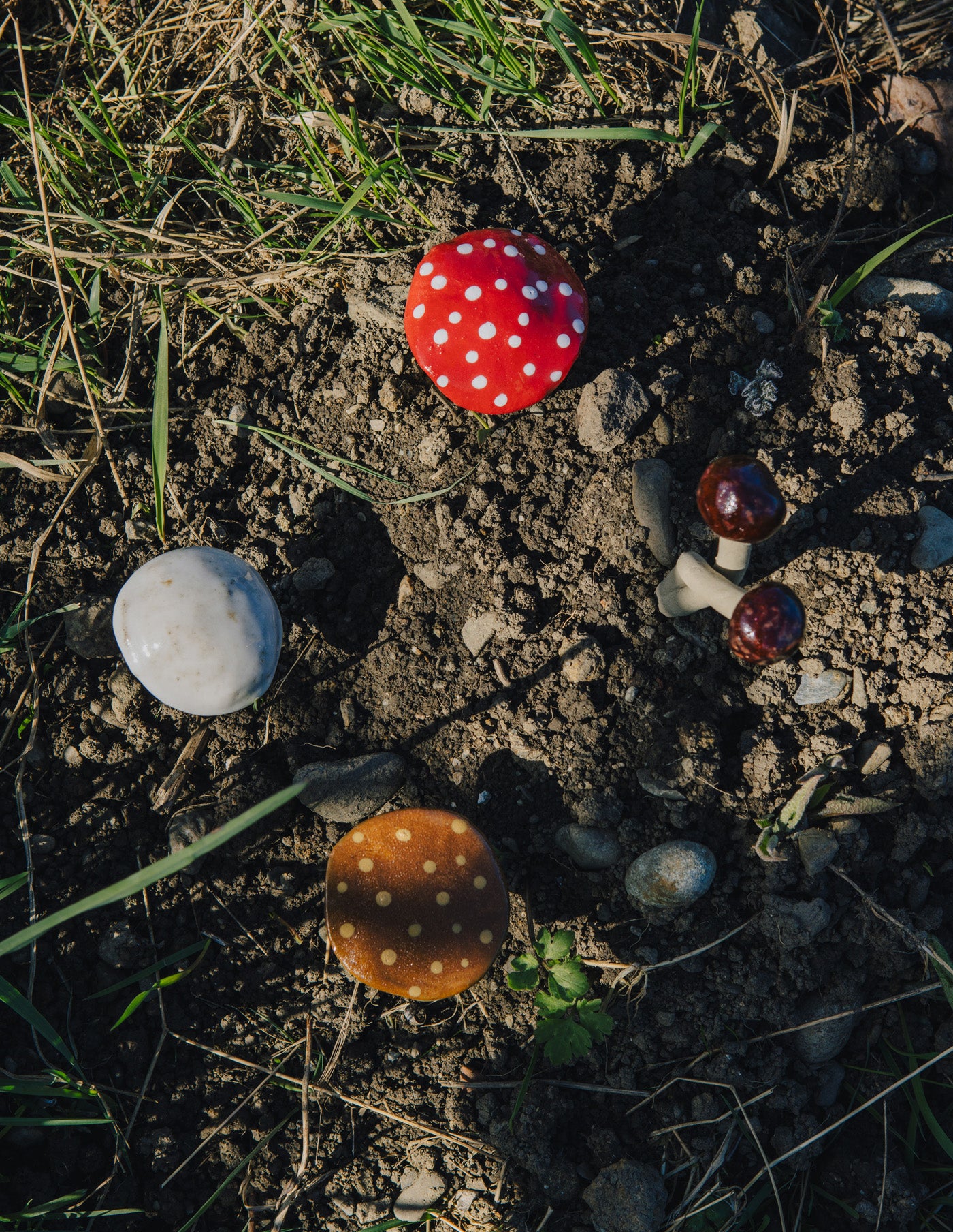 Plant Pot Ceramic Mushrooms, Ferndown Ceramics