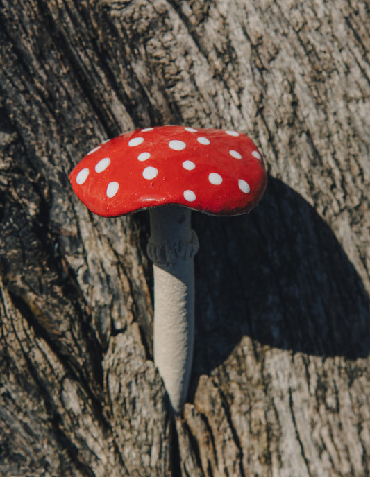 Plant Pot Ceramic Mushrooms, Ferndown Ceramics